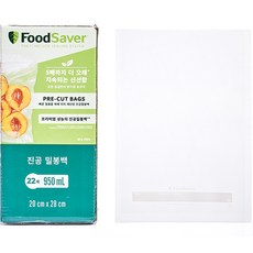 FoodSaver 預切真空袋 20cm 22入, FSFSBF0216C071, 1個