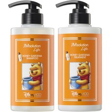 JMsolution 肌司研 迪士尼100週年紀念版洗髮精 500ml+潤髮乳 500ml 蜂蜜梔子花香, 1套
