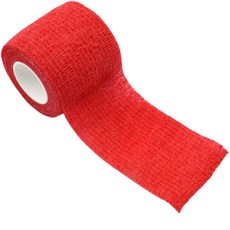 Jupia 自黏 柔術 柔道 拇指 舉重 勾握帶, 玫瑰紅, 1個