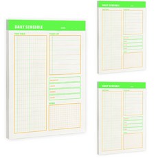 Bfancy Highlight 每日便條紙 M, 螢光, 3個, 60入