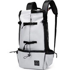 레드퍼피 반려견 라이더 배낭, 그레이, 1개