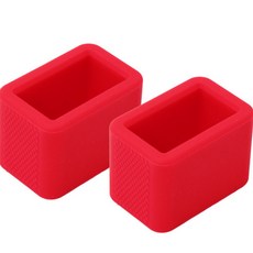 OrganicFactory 安全帶扣環固定器, 紅色, 2個