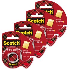 3M 超強多用途膠帶分配器 12mm x 20m, 混合顏色, 4個