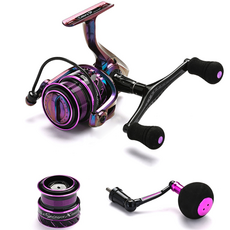 Abu Garcia 紡車式捲線器 + 附加線杯 + 強力手把, 變色龍 + 黑色, Egisys-X 2500SDH