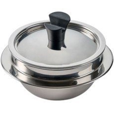 CLADIN 整體3層鑄鐵鍋, 銀, 18厘米