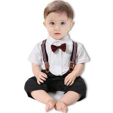 IAMBEBE 幼兒款Antoine週歲生日活動外出西裝套裝