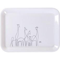 Maket Gamseong 居家咖啡廳 廚房方形托盤 簡約藝術 中型, 混色, 1個