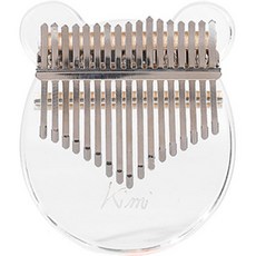 Kimi 壓克力音板17音卡林巴琴 透明小熊 20W1231, KIMI 透明小熊, 1個