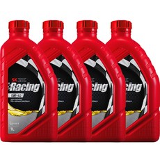 지크 레이싱 합성 엔진오일, 4개, 0w40, 1L