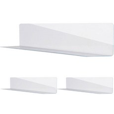 Market Plan 床鋪沙發PVC擋板 1入 + 雙面膠帶 4入組, 透明, 3個