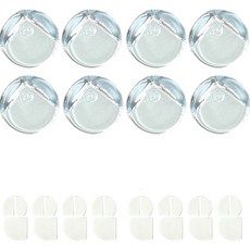 Luv4BABY 角落防撞護角 8入 + 額外貼紙 8入組, 1套, 4.2 厘米, 透明