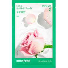 INNISFREE 我的真萃能量面膜 玫瑰款, 1入, 1片