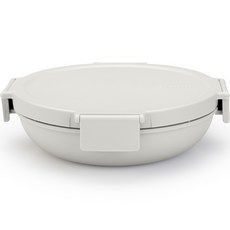 브라반티아 메이크&테이크 런치 보울 도시락 1L, 라이트그레이, 1개
