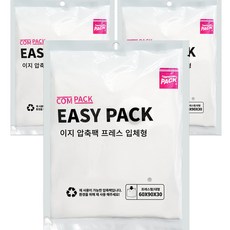 Compact 輕鬆按壓立體壓縮袋 大型, 1入, 3個