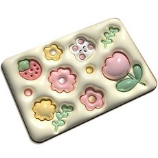 JCOMPANY Morning Seller 3D立體風格防滑浴室墊, 1個, 黃色春花