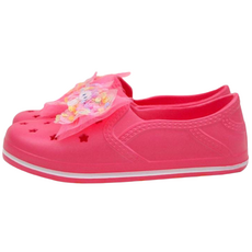 cocobrain 女童款熱粉閃亮貓咪室內鞋