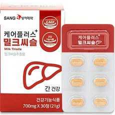 상아제약 케어플러스 밀크씨슬 21g, 30정, 1개