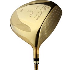 류골프 남성용 신켄 고반발 골드 드라이버, R, 10.5도