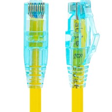 솔탑 LS전선 EZ 국산 수제작 UTP CAT.6 기가 랜케이블, 옐로우(SOLTOP-1062), 1개, 50m