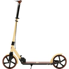 AtomScooter 經典Young手動雙輪滑板車, 香草色