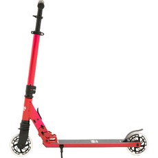 AtomScooter Little Ultimate LED手動雙輪滑板車, 紅色