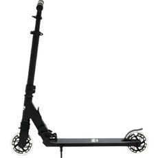 AtomScooter Little Ultimate LED手動雙輪滑板車, 黑色