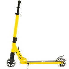 AtomScooter Little Ultimate LED手動雙髮踢水板, 黃色