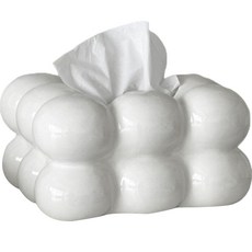 KOXINA 雲朵造型衛生紙盒, 白色, 1個