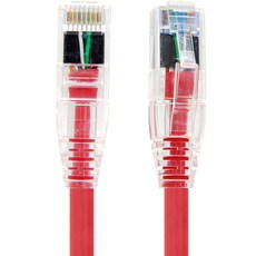 솔탑 LS전선 국산 수제작 UTP CAT.6 기가 랜케이블, 레드(SOLTOP-1005), 1개, 15m