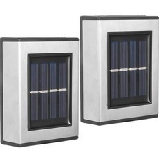 MIREU 太陽能2LED壁燈 DNS-SLW99 2入, Clova White