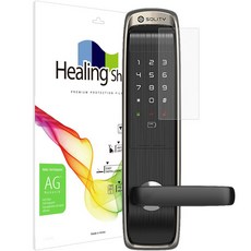 힐링쉴드 도어락 올레포빅 액정보호필름 세트, 1세트, 솔리티 M6000