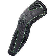 Awesome Draw 強力健身長款護膝 02 綠色, 1個