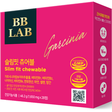 뉴트리원 슬림핏 츄어블 요구르트맛 46.2g, 28정, 1개