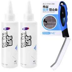 磁磚填縫修補劑 2入 + 浴室縫隙清潔刷套組, 1套