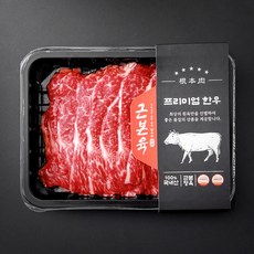 근본육 한우 정육 1+등급 불고기용 (냉장), 300g, 1개