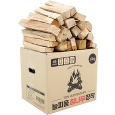 늘피움 참나무 장작, 10kg, 1개