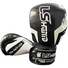 Seller World Kuseller 運動拳擊雙手配戴手套, 黑色