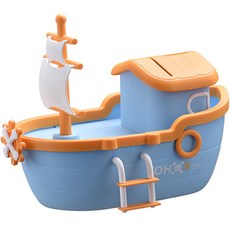 彩虹硬幣儲蓄存錢筒海盜船, 混合顏色, 1個