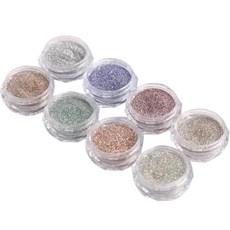 反光亮粉8種套組, 混合色, 1個