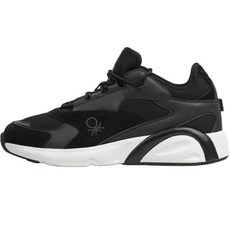 베네통 여성용 어글리 하이 운동화 JB1F03