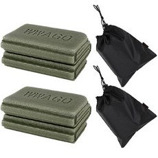 Hoya 超輕量便攜式多用途坐墊 單層 2入, 軍綠色