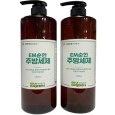 EM Green EM溫和洗碗精, 1L, 2個