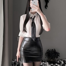 Offri透視上班族角色扮演派對服裝套裝