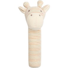 ITS DOG 動物造型長條寵物搖鈴玩偶 長頸鹿款, 混合顏色, 1個