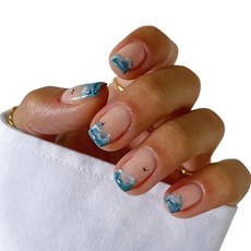 마켓감성 화려한 네일팁 24p 세트, 3세트, 9