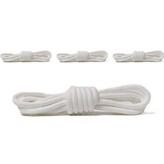 요고조고 스케이트끈 80cm, 02 하얀색, 4개