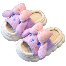 女童款可愛蝴蝶結小狗拖鞋 CSW32NWS17