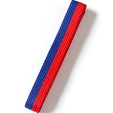 My Link跆拳道腰帶腰帶, 紅+藍, 1入