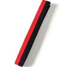 My Link跆拳道腰帶腰帶, 紅+黑, 1入