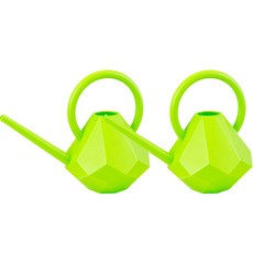 요고모지 화분 물뿌리개 다이아몬드 1.5L, 2개, 그린